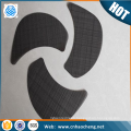 Spot welded woven black wire mesh cloth filter disc for plastic extruder